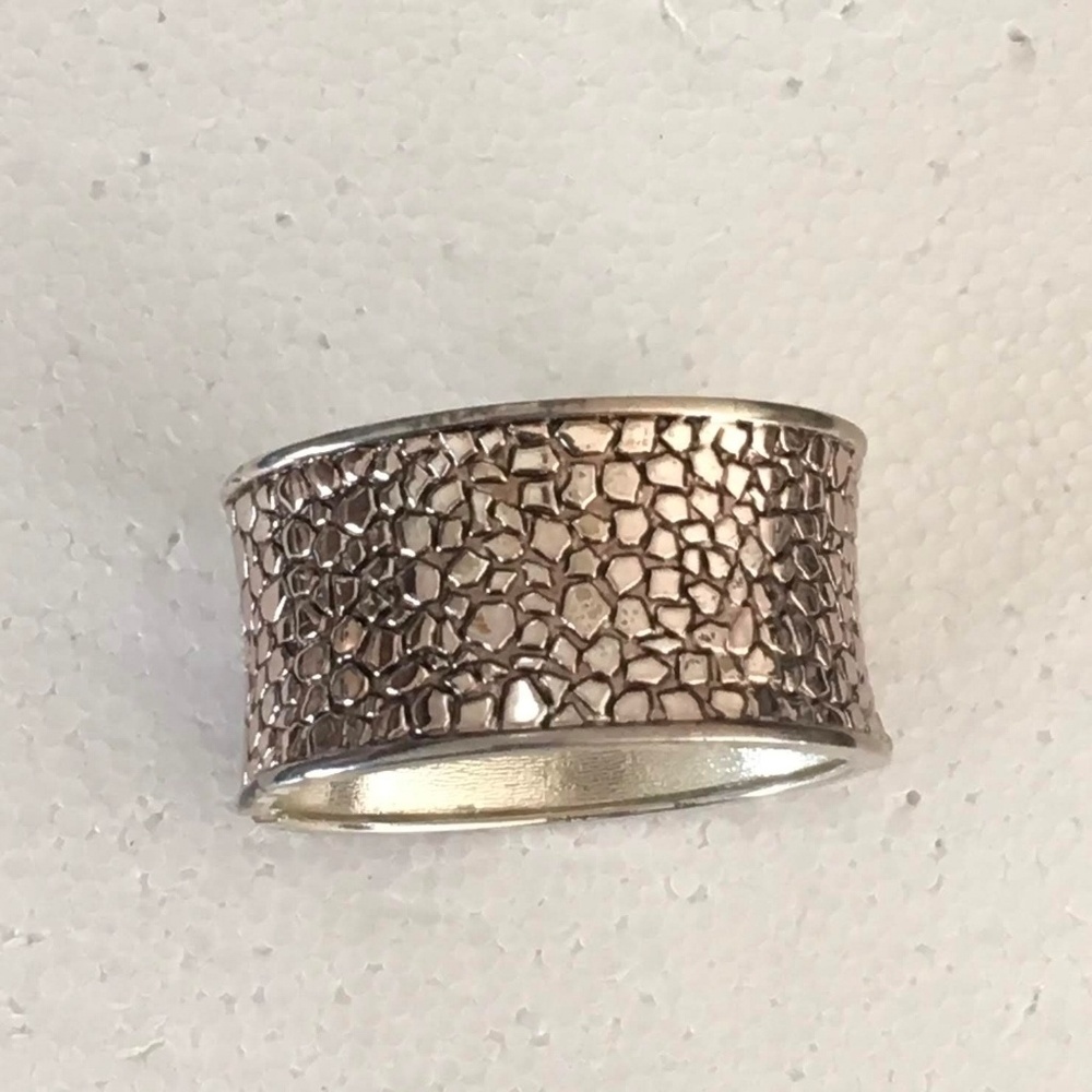 Rose Gold Enamel Cuff Bracelet